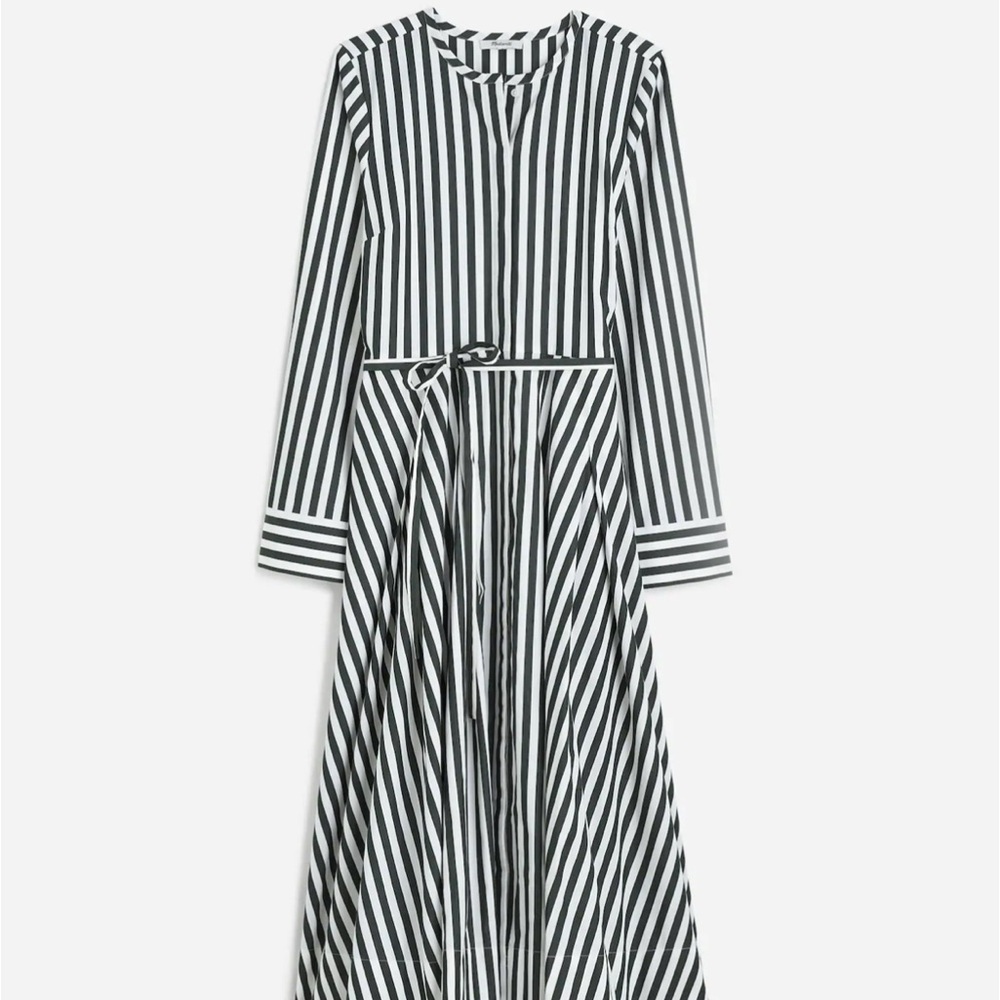 Madewell tie-waist  Midi shirt dress Size 4 - Picture 6 of 12